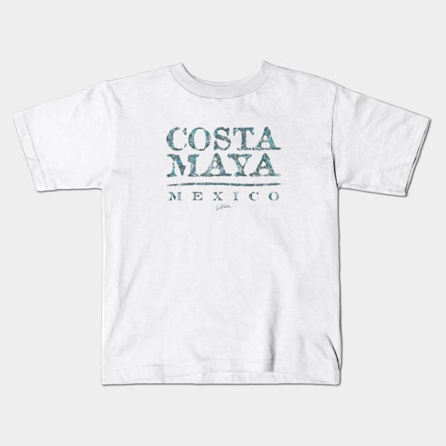 Costa Maya, Mexico Kids T-Shirt by jcombs